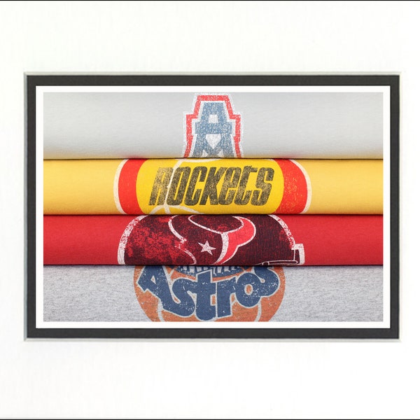 Houston Vintage Sports Art