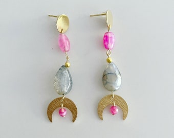 Moon earrings