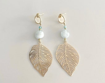Leaf earrings