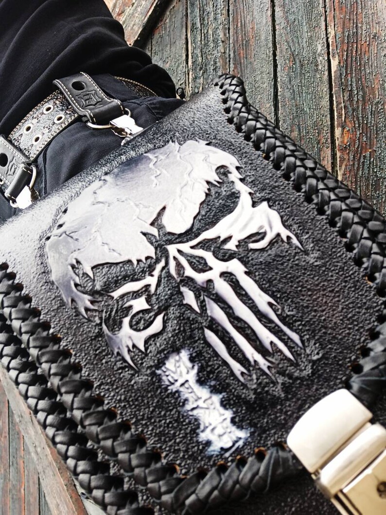 Leather Utility Belt Thigh Bag Thigh Holster Leather Hip Etsy