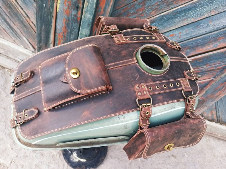Ural Fuel Tank Leather Cover Bags Ural Fuel Tank Gas Bags Etsy