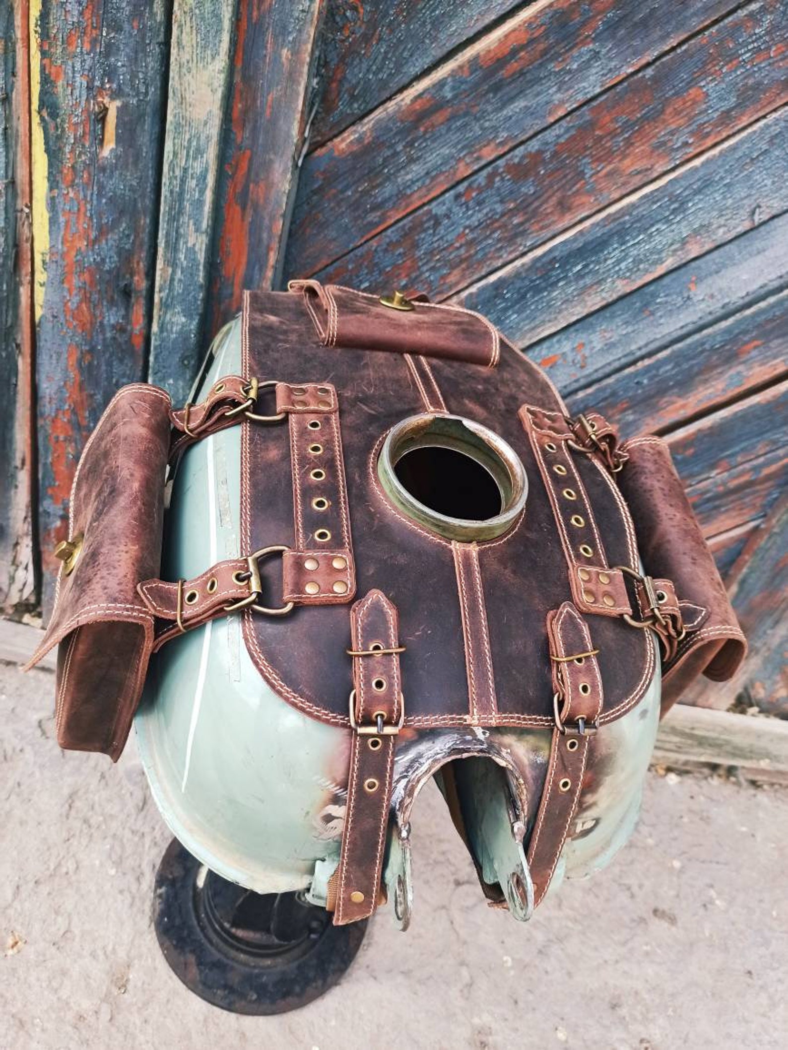 Ural Fuel Tank Leather Cover Bags, Ural Fuel Tank Gas Bags Genuine