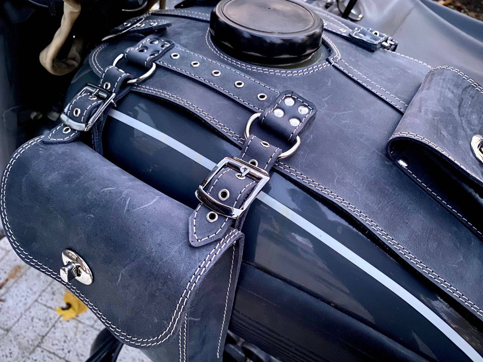 Ural Fuel Tank Leather Cover Bags Ural Fuel Tank Gas Bags Etsy