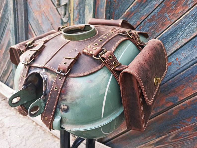 Ural Fuel Tank Leather Cover Bags Ural Fuel Tank Gas Bags Etsy