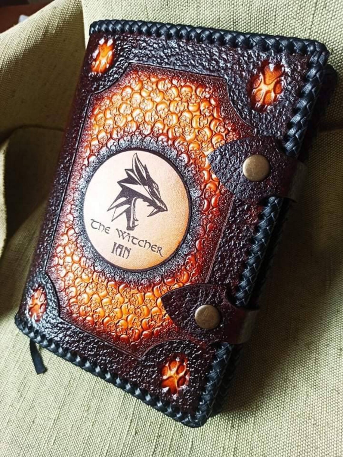 Leather Book Cover Journal Cover Notebook Leather Cover Etsy