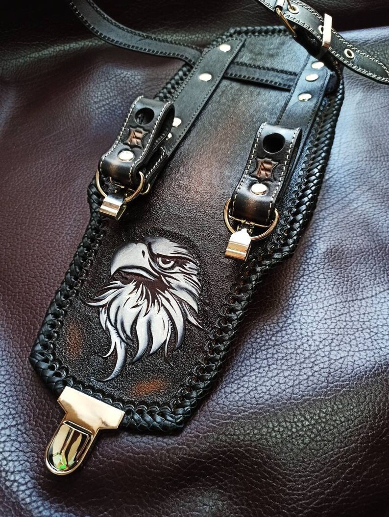 Leather Utility Belt Thigh Bag Thigh Holster Leather Hip Etsy