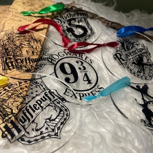 6 Wizard Acrylic Ornaments