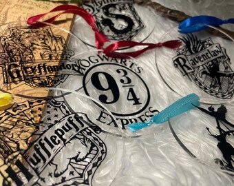 6 Wizard Acrylic Ornaments