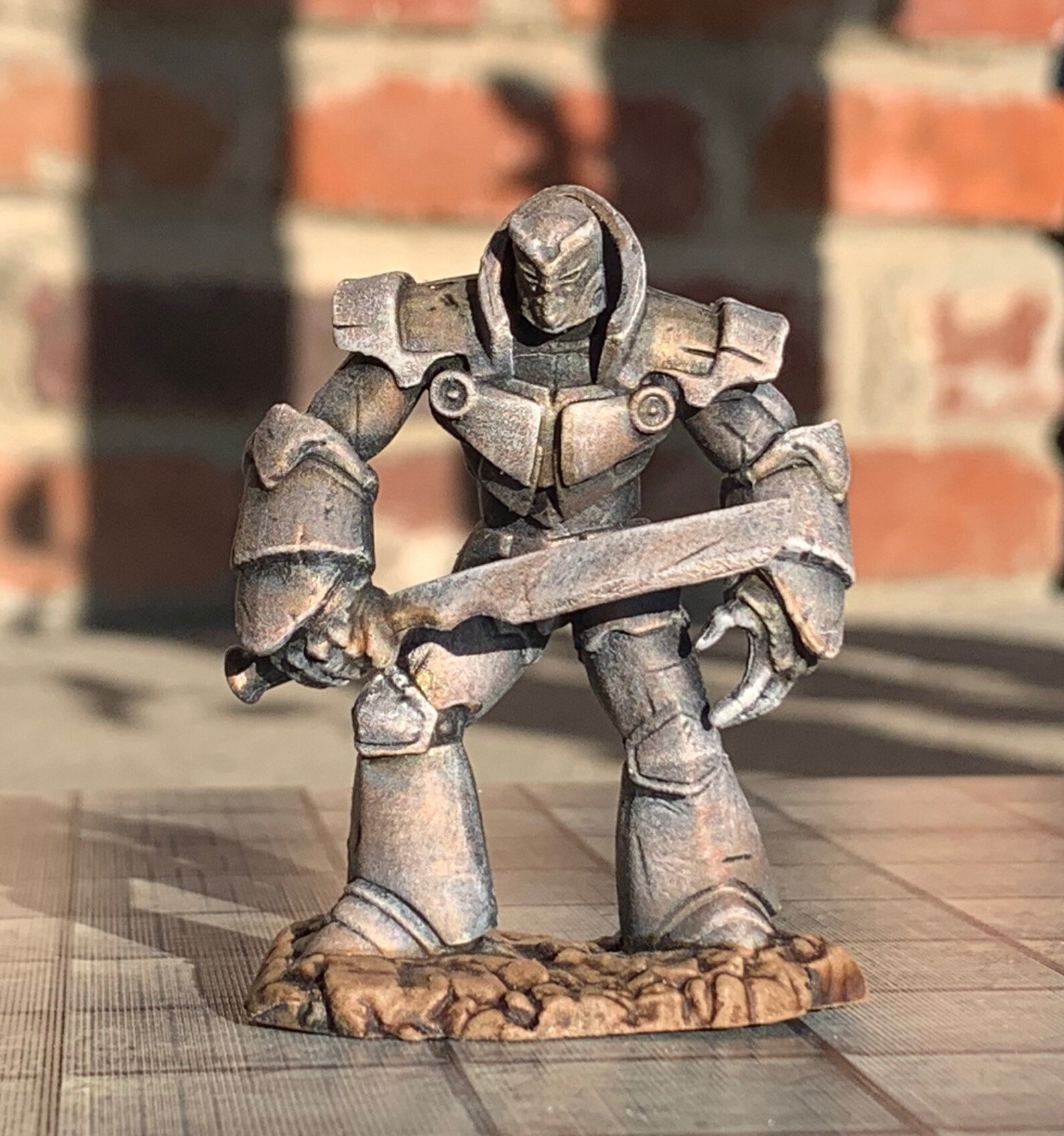 Iron Golem Miniature Mini pintado a mano para mazmorras y Etsy