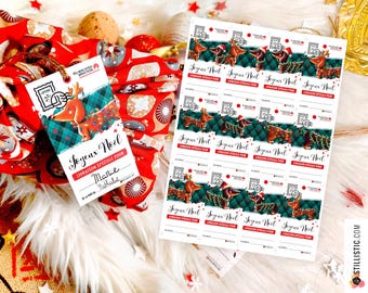 12 Digital Dachshund Christmas Gift Tags to Download and Print