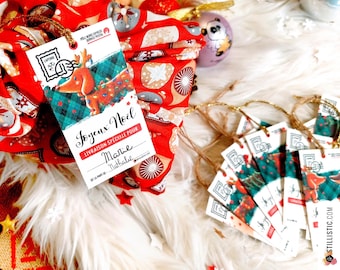 6 Eco-Friendly Christmas Gift Tags - Funny Dachshunds to Plant