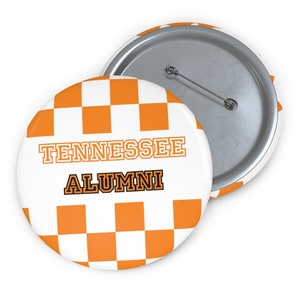 Tennessee Volunteers Alumni Vols Football Pin Button, Gameday Tailgate Button