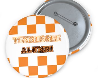 Tennessee Volunteers Alumni Vols Football Pin Button, Gameday Tailgate Button