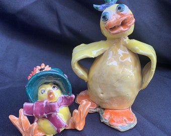 Momma & Baby Duck - Joppa Mountain Pottery