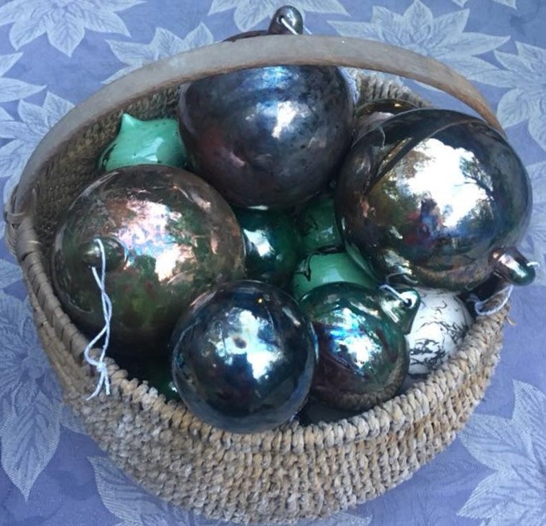 Raku Christmas Ornament Circle Pottery Ornaments Circle Bulb Etsy