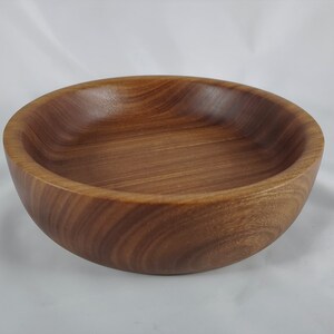 Afromosia wood turned bowl - Wooden Art Décor - Wooden entryway bowl - Handmade Small Serving bowl - Wood dish #178