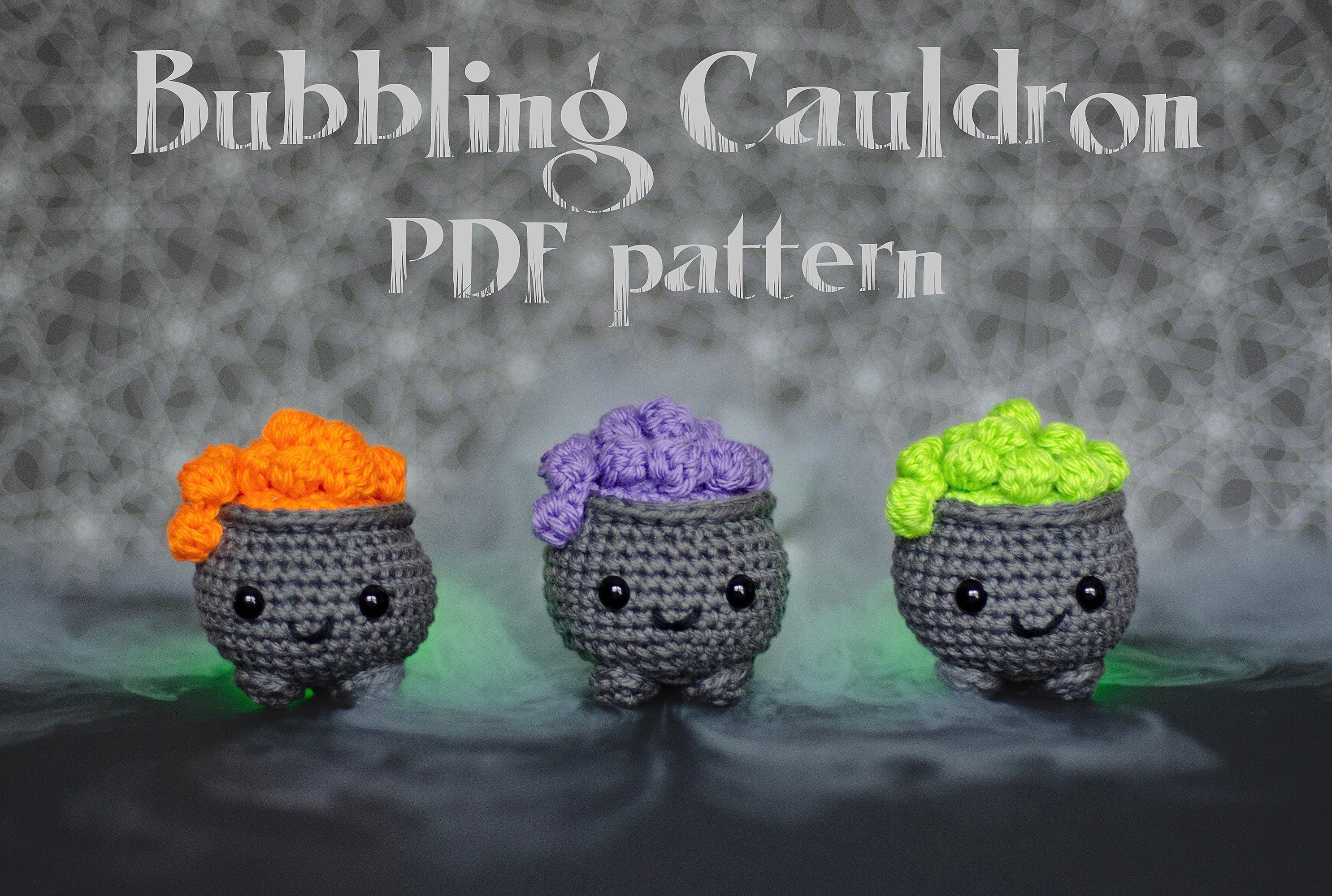 34 Witchy Crochet Patterns for Spooky, Celestial, and Gothic Makes 9 Crochet Cauldron Pattern Halloween Crochet