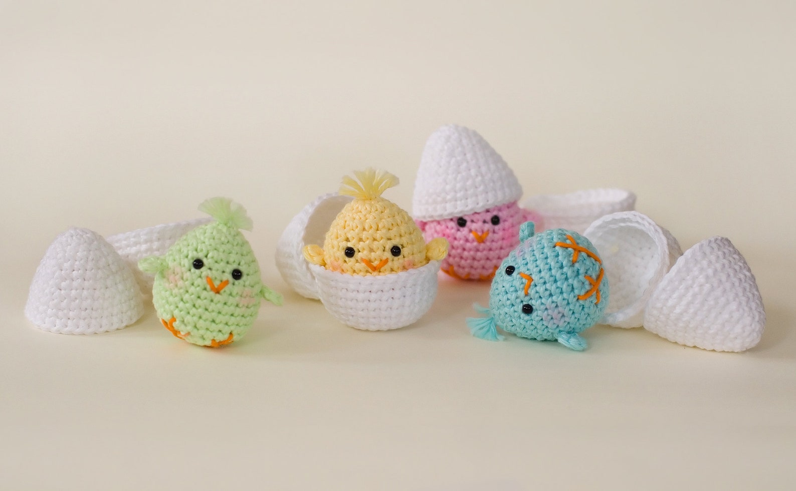 Chick in Egg Crochet Pattern PDF Crochet Chick in Egg Easter Etsy