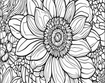 Coloriage fleur