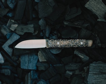 The BEAK | 62mm peeling / kitchen utility knife in AEB-L steel with resin handle