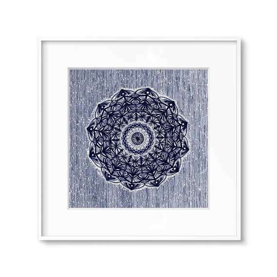 sacred geometry mandala wall