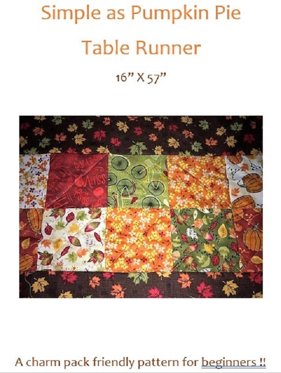 Simple as Pumpkin Pie Table Runner Kit