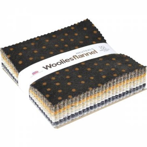 Woolies Flannel Neutrals 5in. Squares
