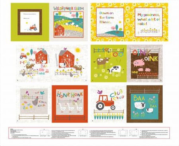 Wildflower Farm Group Fabric Book