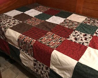 Winter Raggs Quilt 56" x 72"