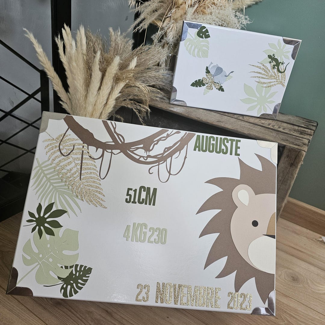 Jungle Lion Theme Birth Box - Etsy