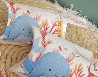 Whale-themed candy box