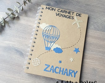 Carnet de voyage enfant personnalisable