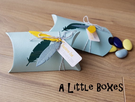 Baptism dredged box Car wax style African spirit black satin ribbon