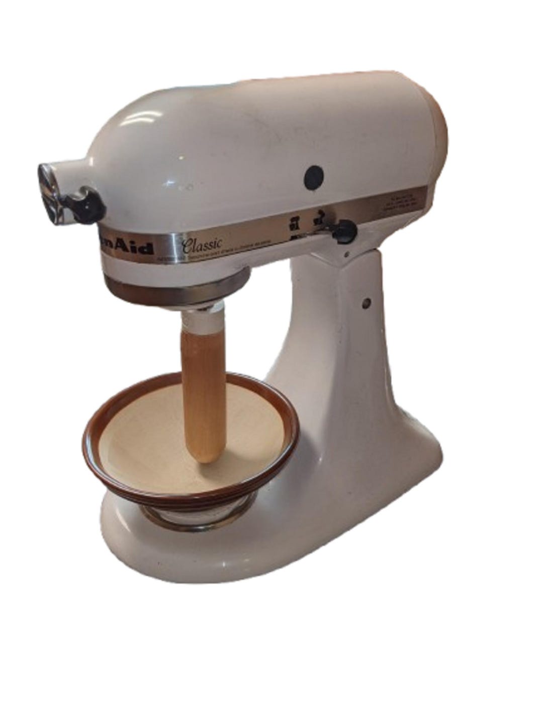 Suribachi Japanese style Mortar and Pestle attachment for Mixer