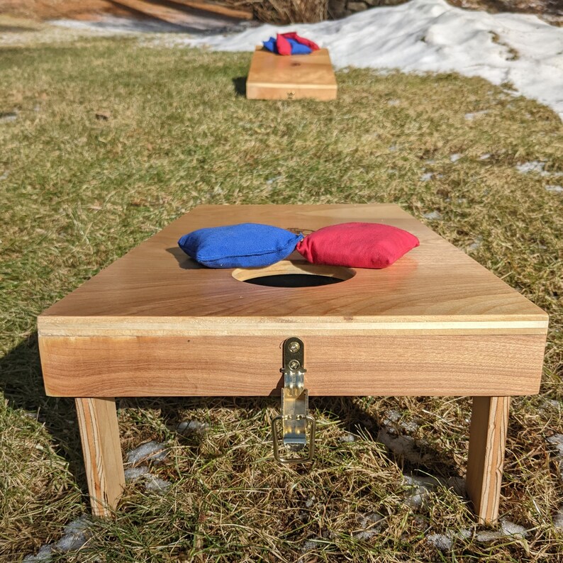 Mini Cornhole Beanbag Board Etsy