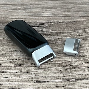 Fitbit Luxe 交換用セット用シルバーコネクタ、シルバー Fitbit Luxe アダプタ、12 mm ピンアタッチメント、DIY Fitbit バンド、ブレスレットストラップ