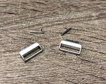 Stainless Steel Adapters for Fitbit Inspire 2, DIY Band Connectors