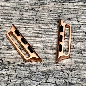 Set 2 Pcs Replacement Connectors for Apple Watch All Series Attachment Parts Apple Watch Band DIY Smart Watch Bracelet Smartwatch Supply