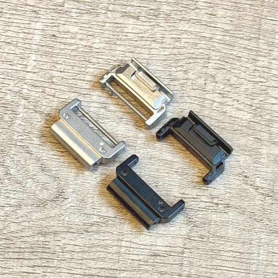 22mm Quick Fit Garmin Watch Adapters, Stainless Steel Strap Connectors