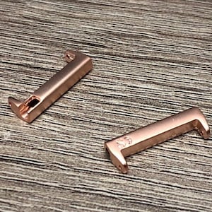 Rose Gold Metal Fitbit Versa Attachment: DIY Connector Part