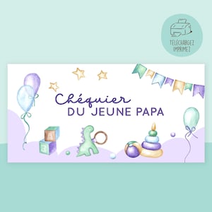 La chequera del papá joven | Descarga instantánea, imprime tú mismo