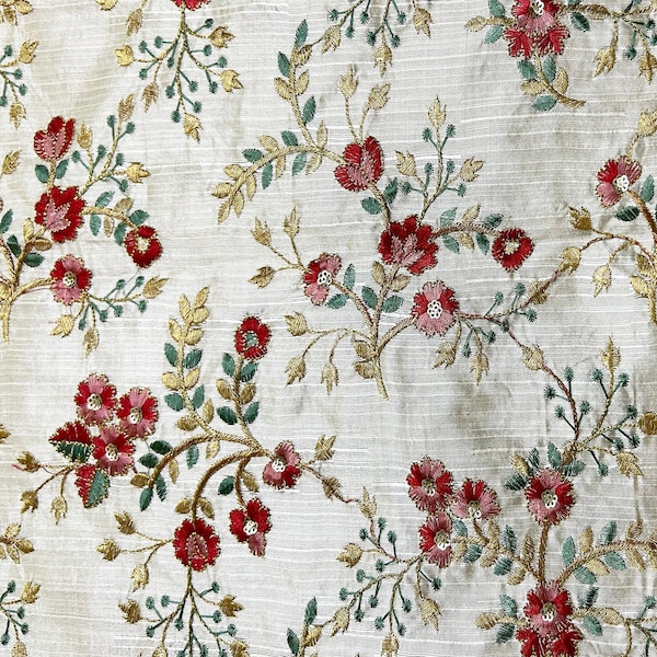 Indian Silk Fabric Etsy