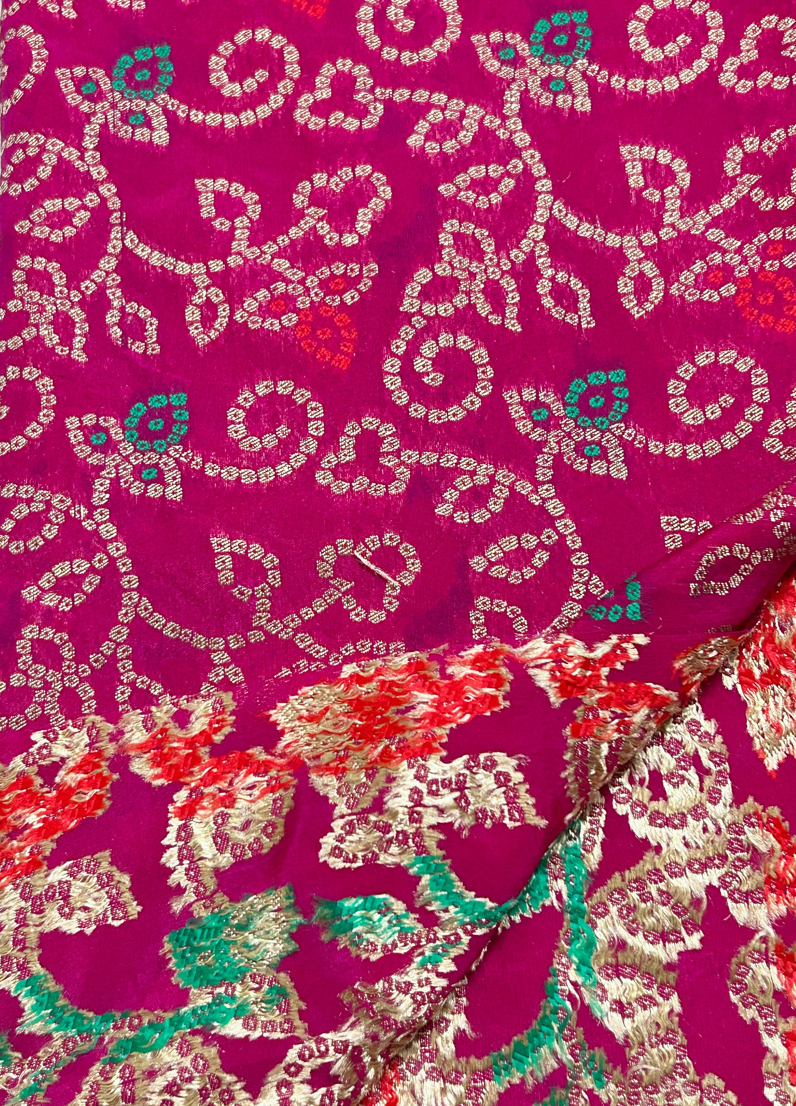 Pink Woven Design Brocade Saree