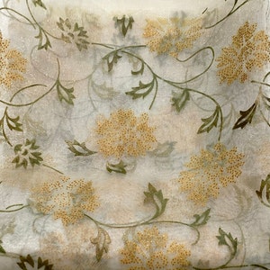 Embellished Sheer Indian Organdy Fabric - Lightweight See-thorough ...