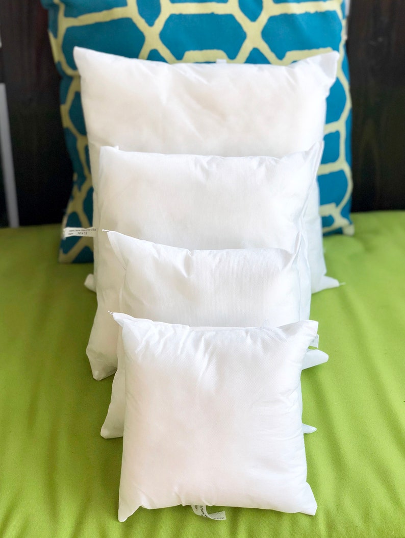 Square Pillow Inserts Mini Small 8x8 9x9 12x12 14x14 Etsy