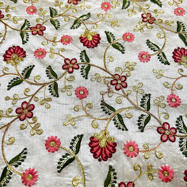 Embroidery Fabric Etsy
