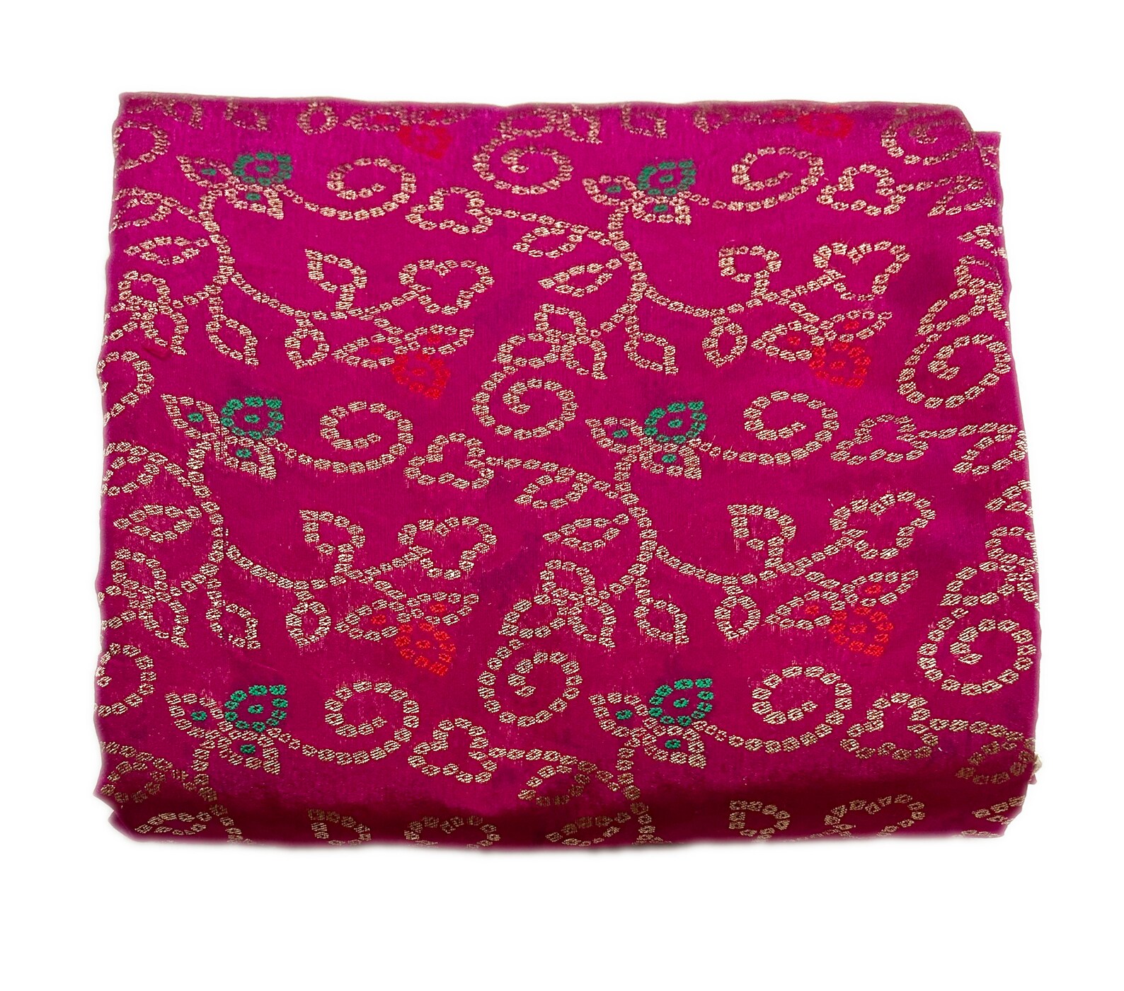Pink Woven Design Brocade Saree