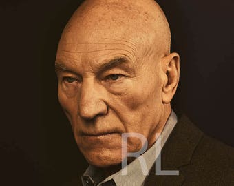 Caravaggio inspireerde Sir Patrick Stewart, Limited Edition print