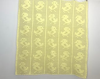 Crochet Baby Blanket / Adorable Little Chicks