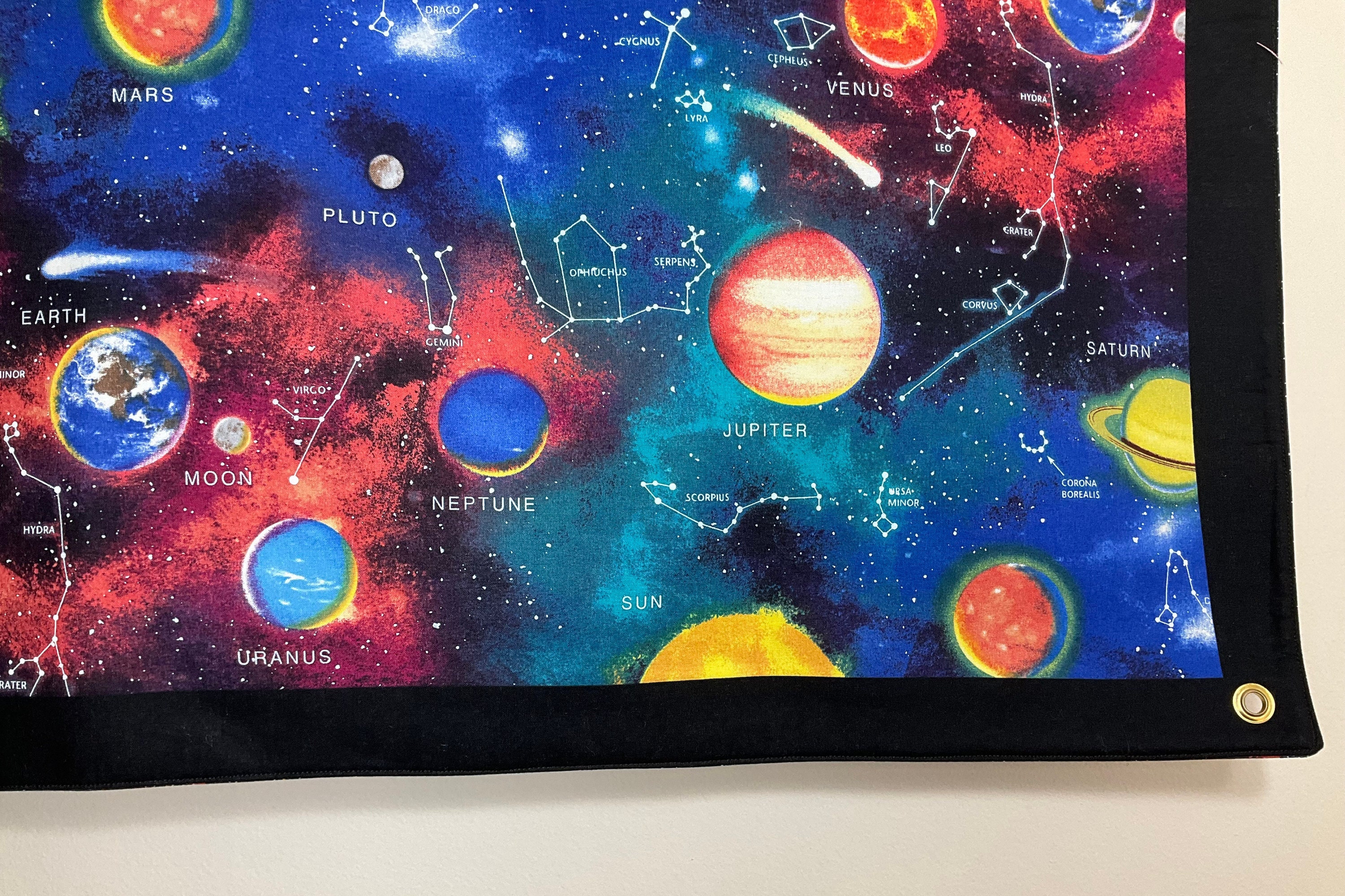 Colorful Galaxy Space Solar System Planets Tapestry Wall Hanging ...